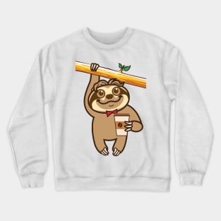 Sloth Coffee Crewneck Sweatshirt